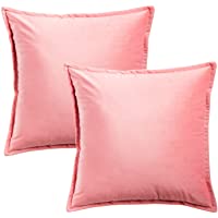 Bedsure Funda Cojin 40 x 40 Sakura - Juego de 2 Fundas Cojines Decorativas de Terciopelo- Muy Suave- Funda de Almohada…